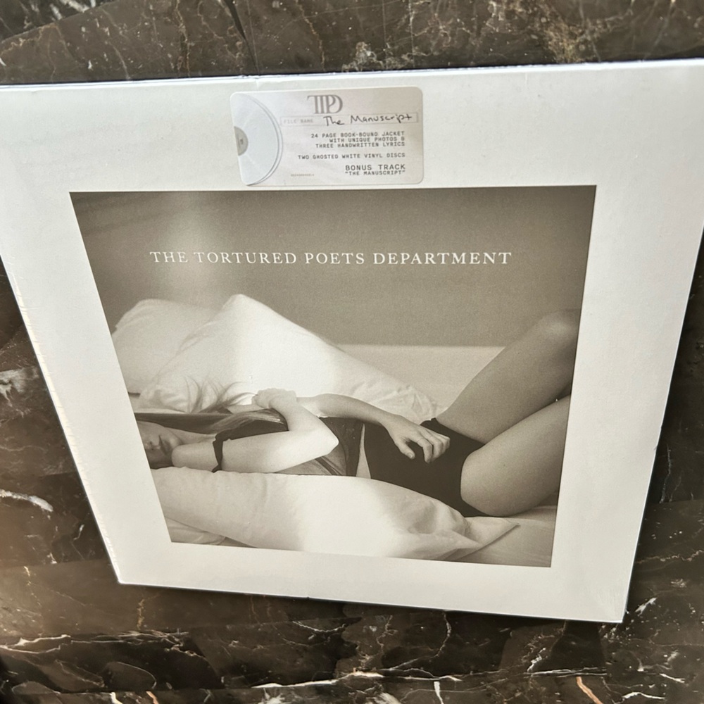 Taylor Swift The Tortured Poets Department vinyl - Manuscript edition